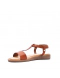 Sandale fille en simili cuir