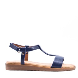 Sandale fille en simili cuir