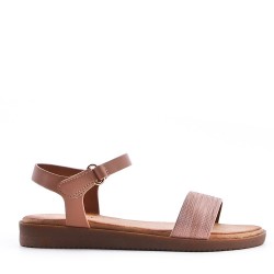 Sandale fille en simili cuir