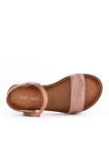 Sandale fille en simili cuir