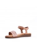 Girl's faux leather sandal