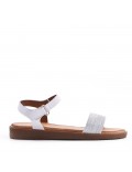 Sandale fille en simili cuir