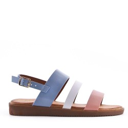 Sandale fille en simili cuir
