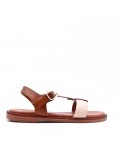 Sandale fille en simili cuir