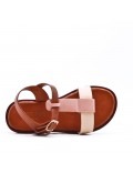 Sandale fille en simili cuir