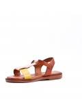 Sandale fille en simili cuir