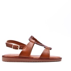 Sandale fille en simili cuir