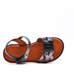 Sandale fille en simili cuir