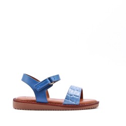 Sandale fille en simili cuir