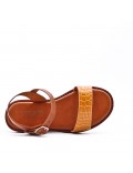 Sandale fille en simili cuir