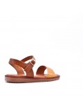 Sandale fille en simili cuir