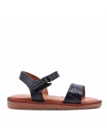 Sandale fille en simili cuir