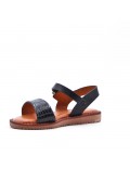 Sandale fille en simili cuir