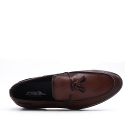 Imitation leather moccasin