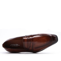 Imitation leather moccasin