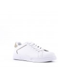 Women's faux leather sneaker