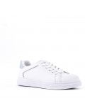 Women's faux leather sneaker