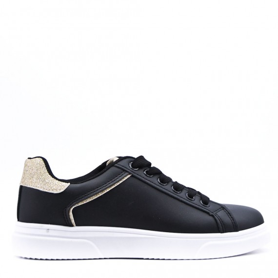 Women's faux leather sneaker