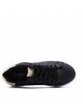 Women's faux leather sneaker