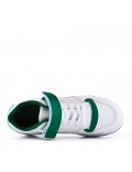 Women's faux leather sneaker