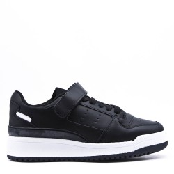 Women's faux leather sneaker