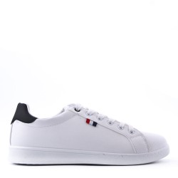 Men's faux leather sneaker