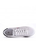 Men's faux leather sneaker