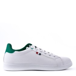 Men's faux leather sneaker