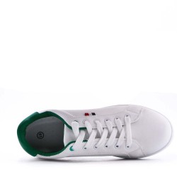 Men's faux leather sneaker