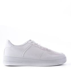 Men's faux leather sneaker