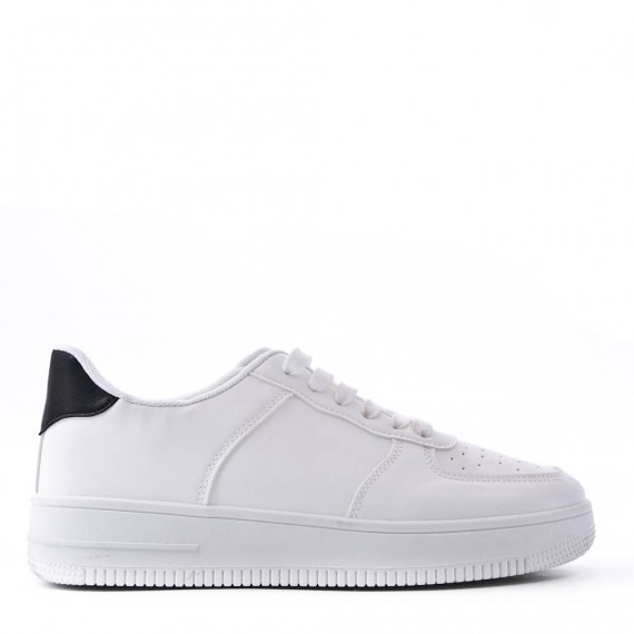 Men's faux leather sneaker