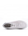 Men's faux leather sneaker