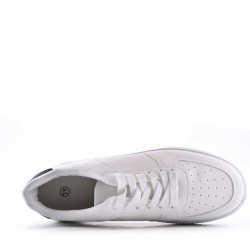 Men's faux leather sneaker