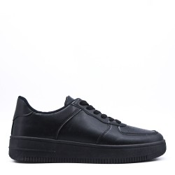 Men's faux leather sneaker