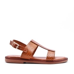 Sandale fille en simili cuir