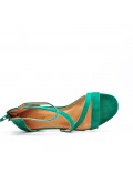 Large Size 38-42 - Faux suede heeled sandal