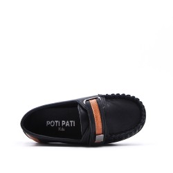 Derby enfant en simili cuir