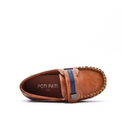 Derby enfant en simili cuir