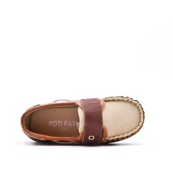 Derby enfant en simili cuir