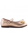 Girl's ballerina in faux leather