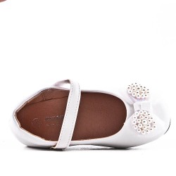 Ballerine fille en simili cuir 