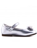 Ballerine fille en simili cuir 