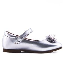 Ballerine fille en simili cuir 