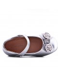 Ballerine fille en simili cuir 