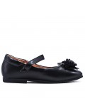 Ballerine fille en simili cuir 