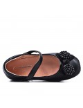 Ballerine fille en simili cuir 