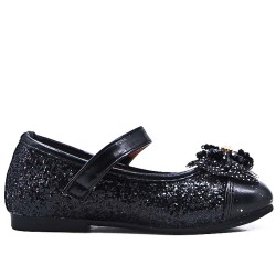 Ballerine fille en simili cuir 