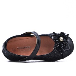 Ballerine fille en simili cuir 