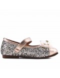 Ballerine fille en simili cuir 