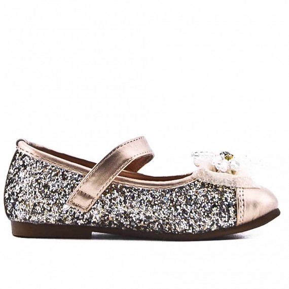 Ballerine fille en simili cuir 